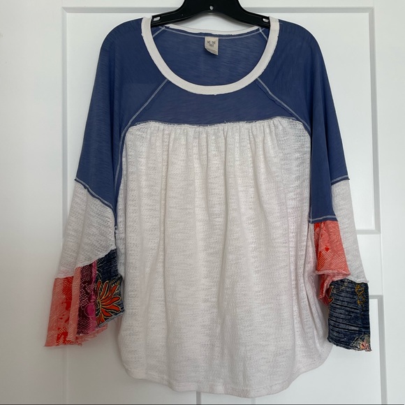 We the Free Friday Fever Thermal Fluted Sleeve Top - Picture 9 of 12